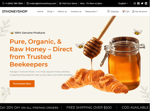HoneyStore Shop